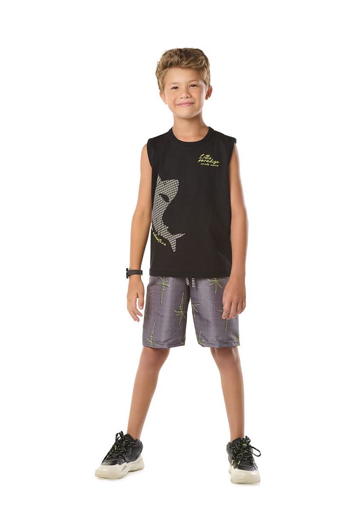 BERMUDA TACTEL ESTAMPADO