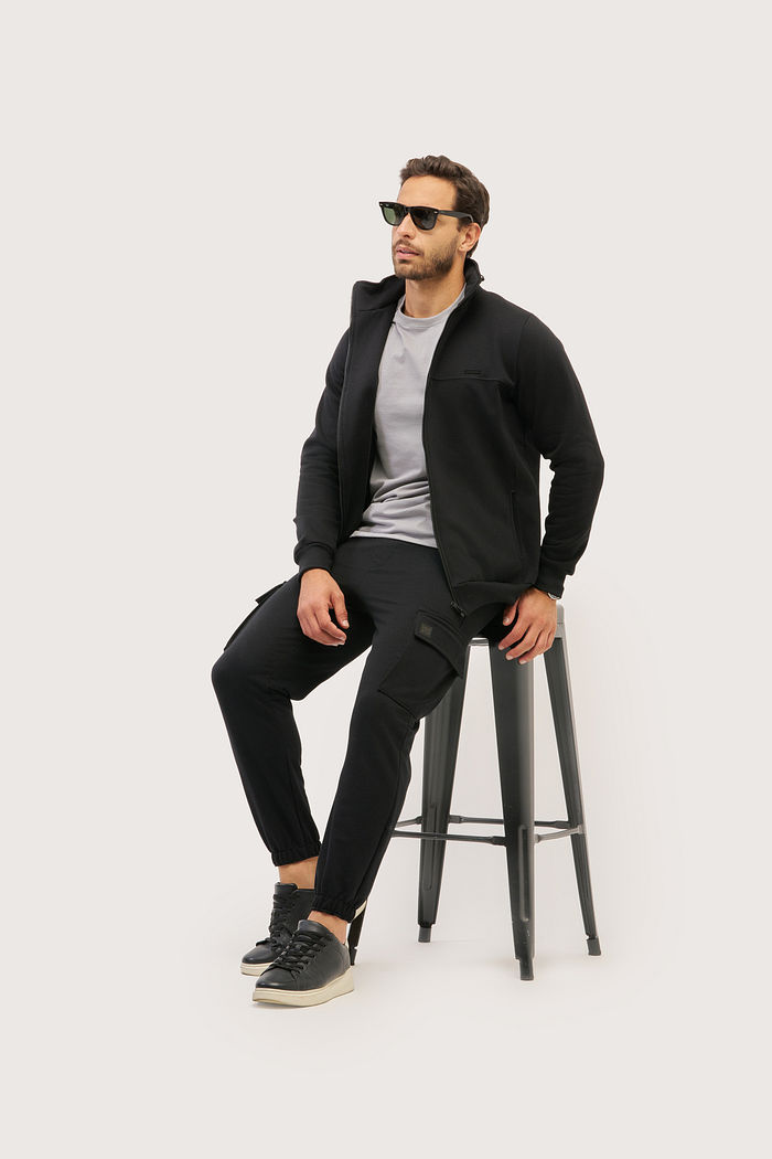 CALÇA JOGGER MOLETINHO COM BOLSOS