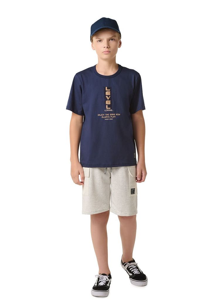 CAMISETA JUV MEIA MALHA COM REFORÇO E TERMO