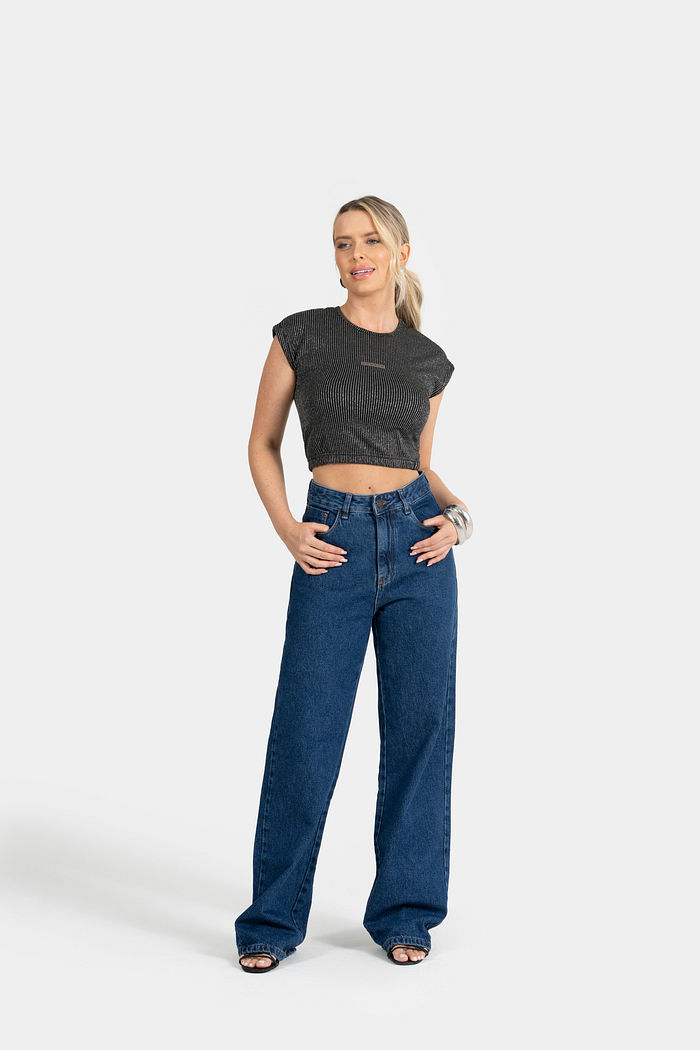 BLUSA C/ ELÁSTICO CINTURA