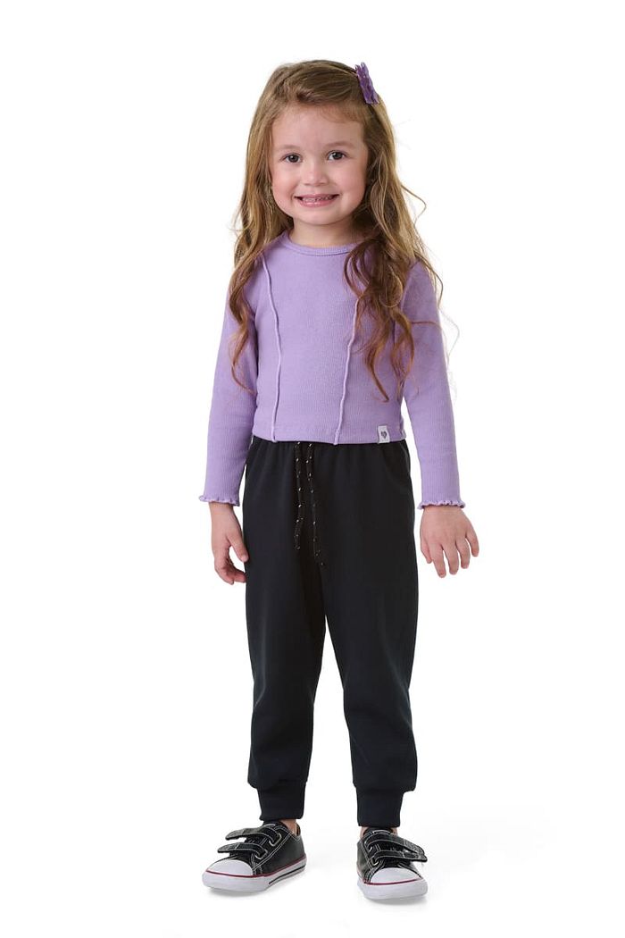 CALÇA MOLETOM COM CORDÃO