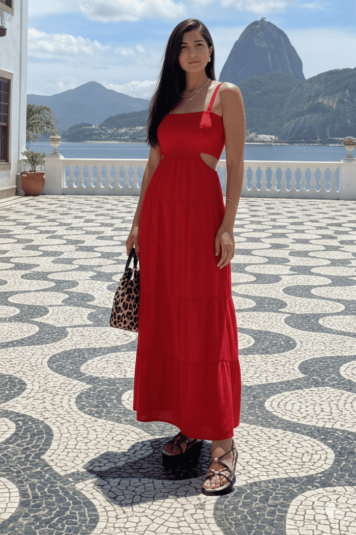 Vestido Petra -VERMELHO