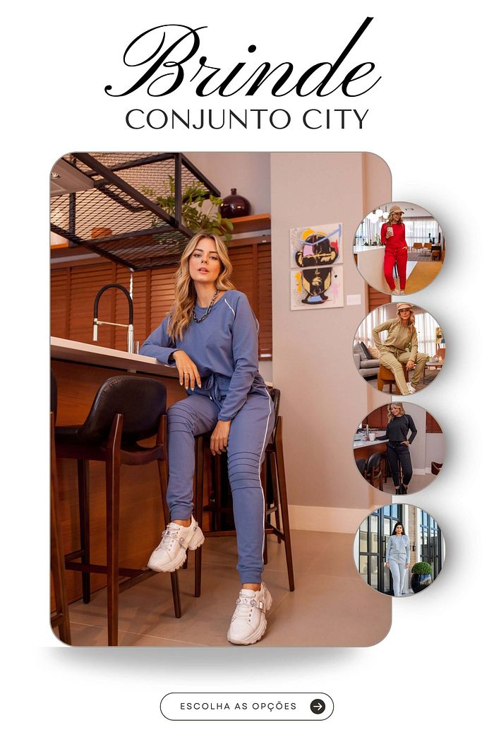 LEVE 3 CONJUNTOS | 1 MOLETOM FELPADO E 2 MOLETINHOS