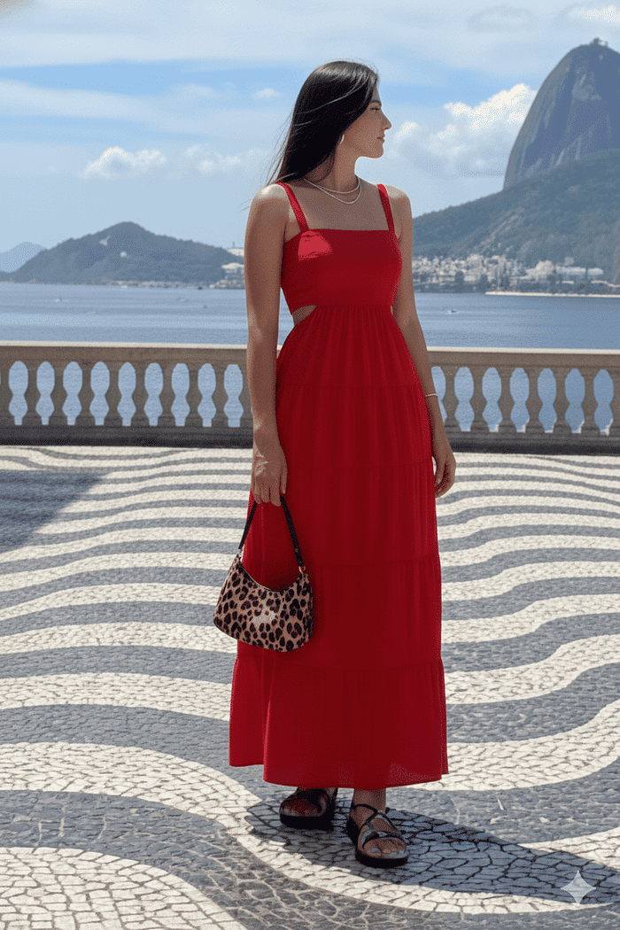 Vestido Petra -VERMELHO