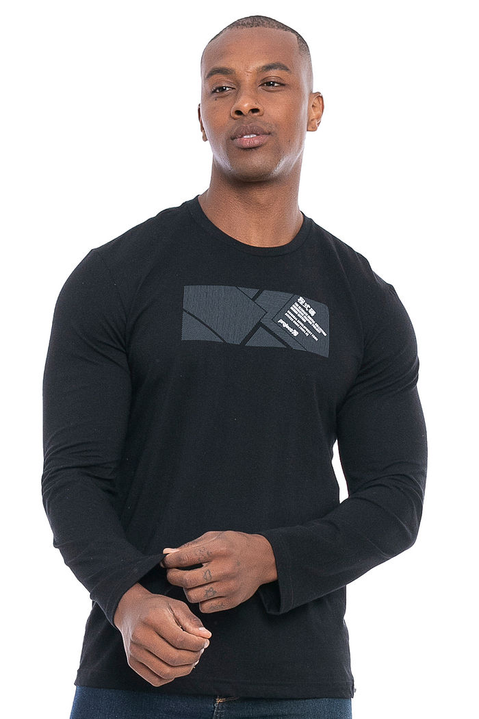 Camiseta Manga Longa Masculina