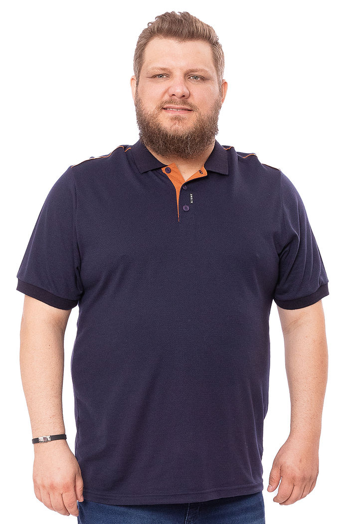 Polo Plus Size Malha Poá