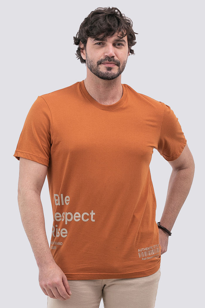 Camiseta Masculina Rule Respect Rize