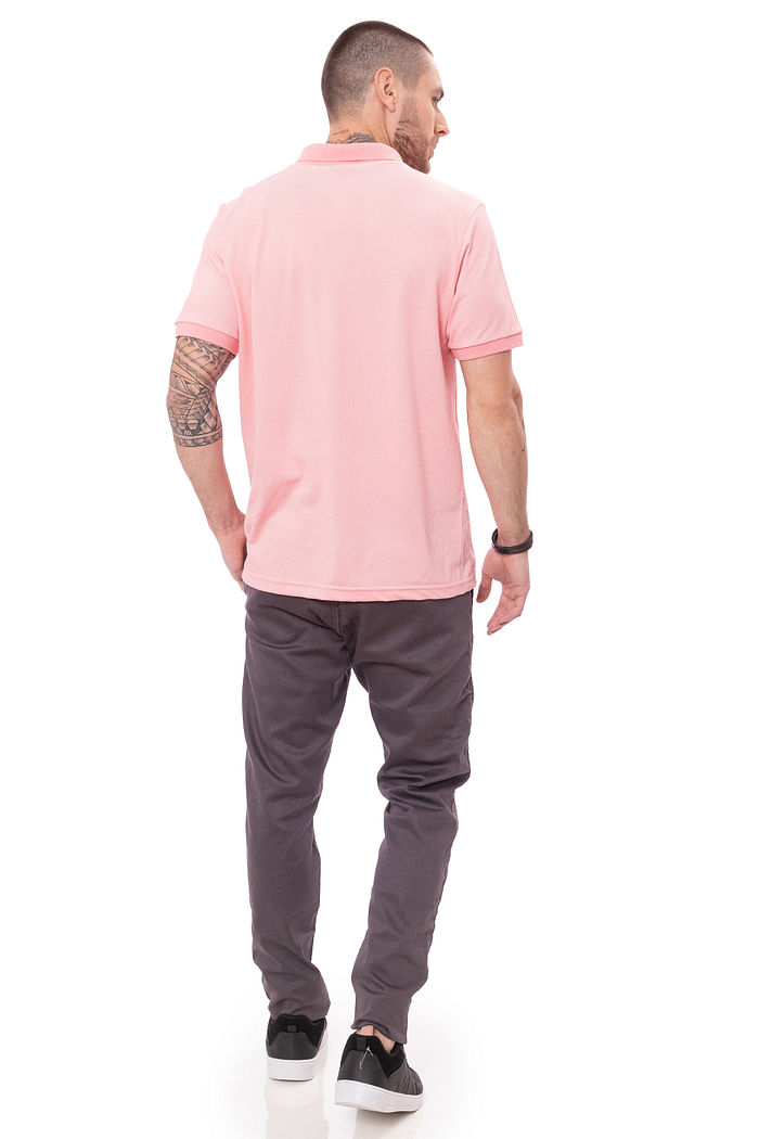 Camiseta Polo Básica Masculina