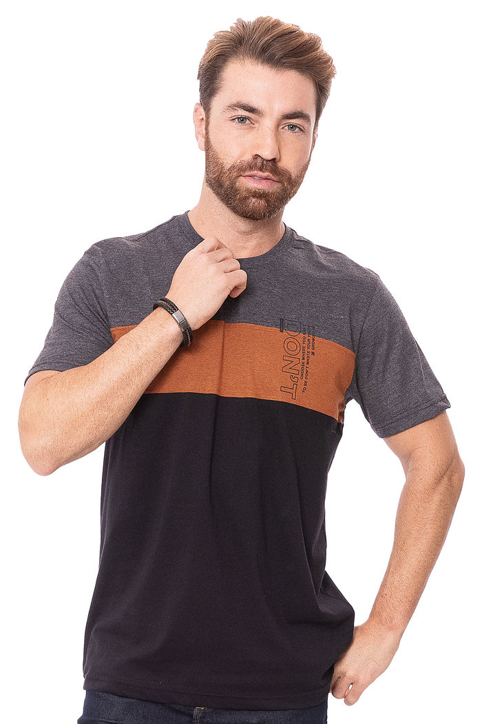 Camiseta Masculina com Recortes Don´t