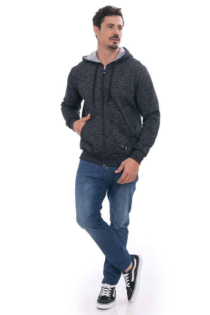 Jaqueta Masculina em Moletom Sky