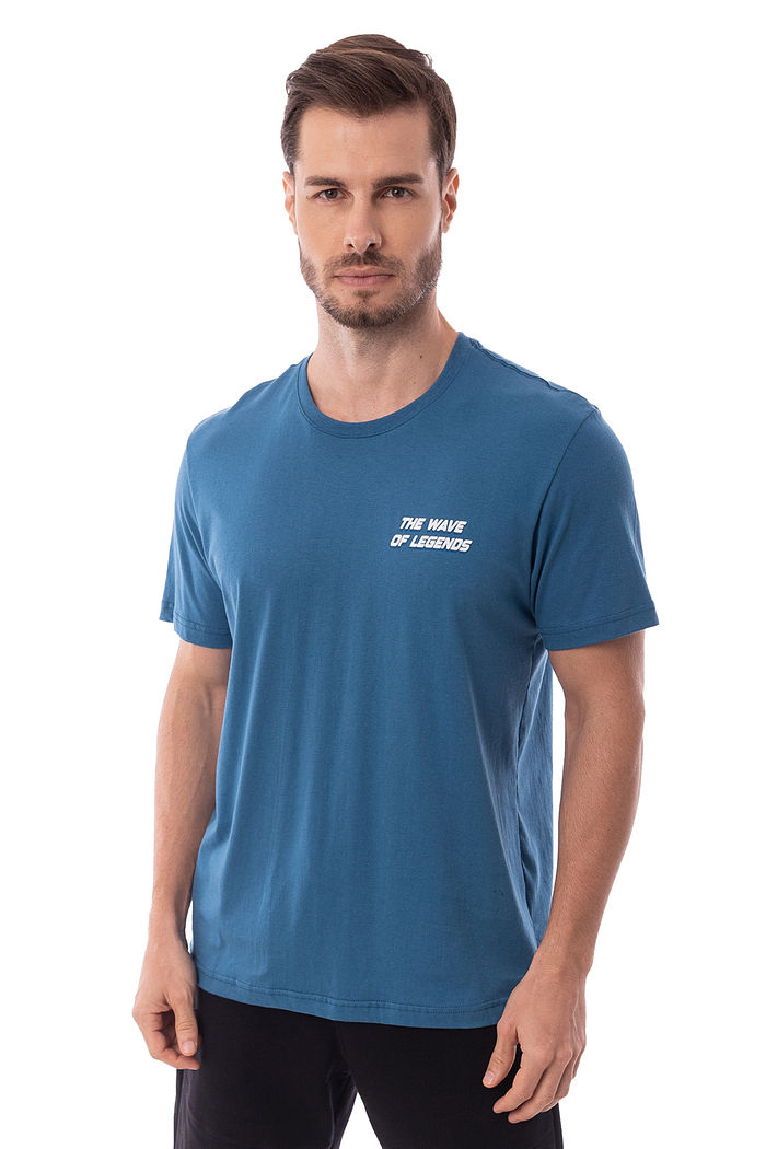 Camiseta Masculina Atlantic Ocean Azul