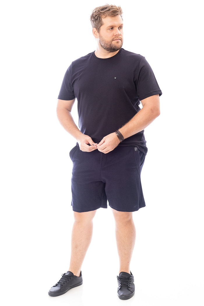 Bermuda Masculina  Plus Size em Moletom