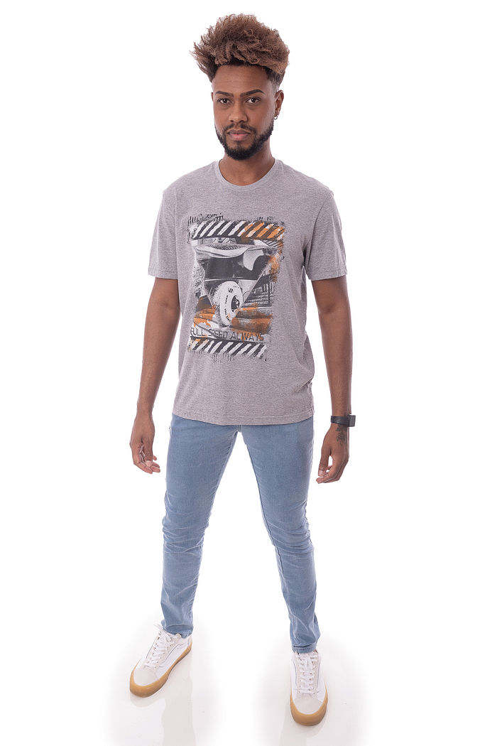 Camiseta Masculina Full Speed Mescla