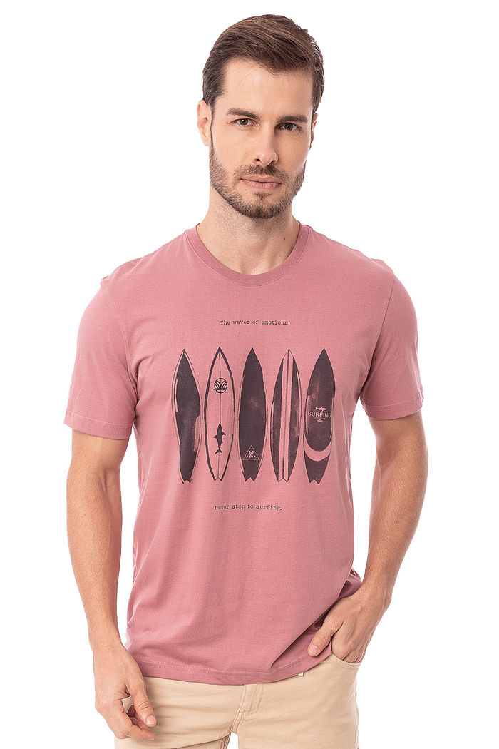 Camiseta Masculina Pranchas