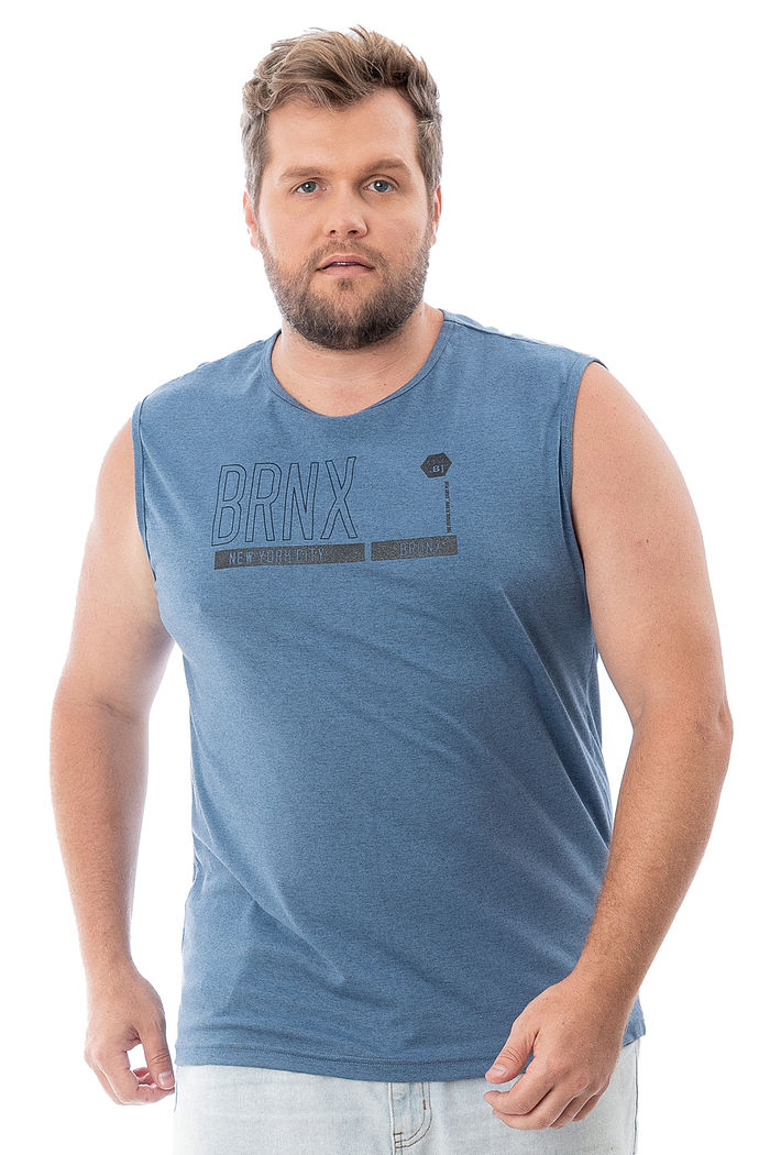 Regata Plus Size Machão Brnx