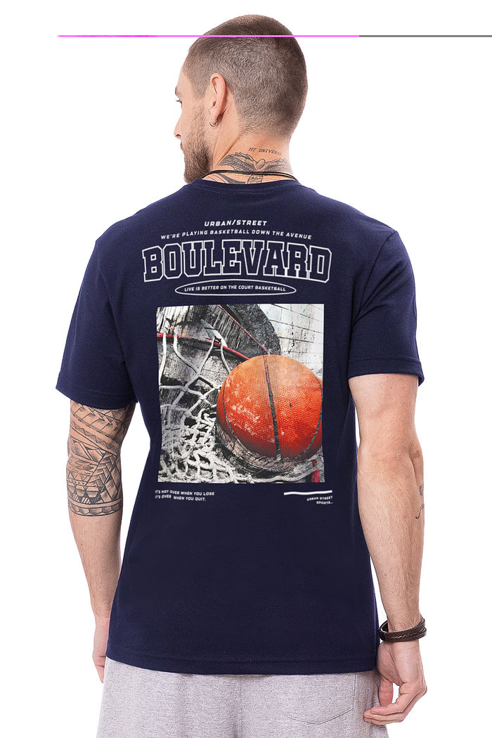 Camiseta Masculina Bouleward Azul