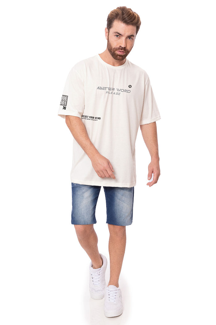 Camiseta oversized Better World