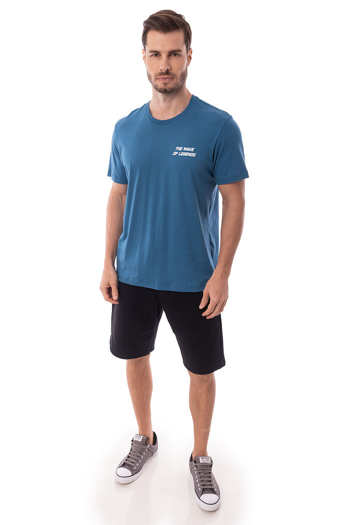 Camiseta Masculina Atlantic Ocean Azul