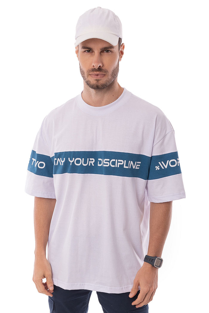 Camiseta Masculina Oversized Discipline
