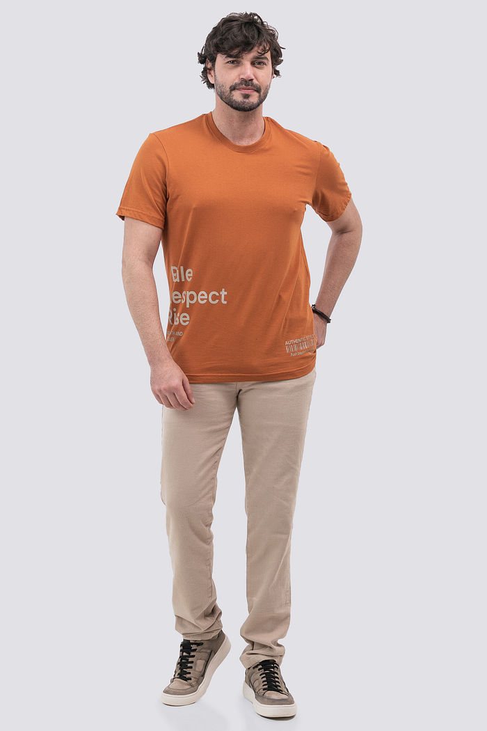 Camiseta Masculina Rule Respect Rize