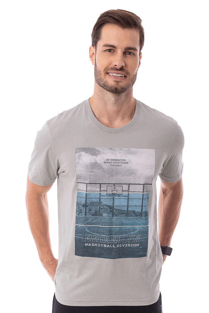 Camiseta Masculina Brooklin Basketball