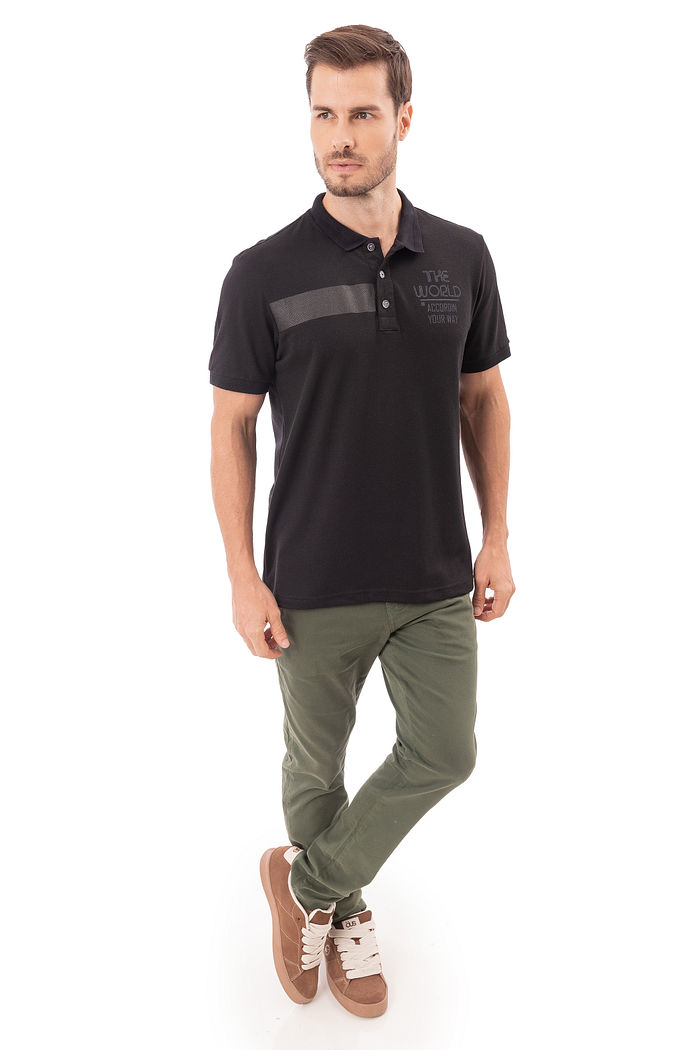 Polo Masculina The World