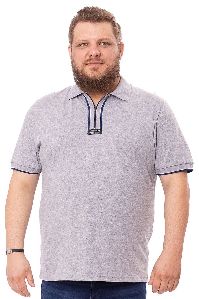 Polo Plus Size Division Com Zíper