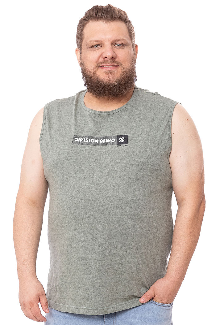 Regata Masculina Plus Size Division