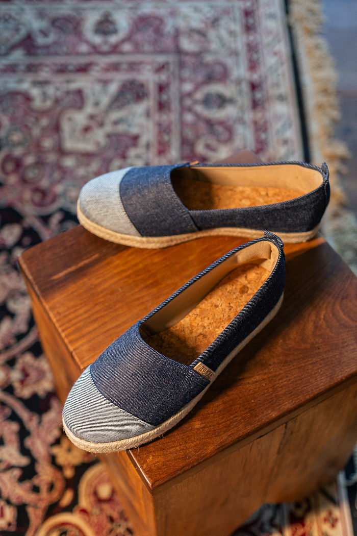 Sapatilha jeans Leveza