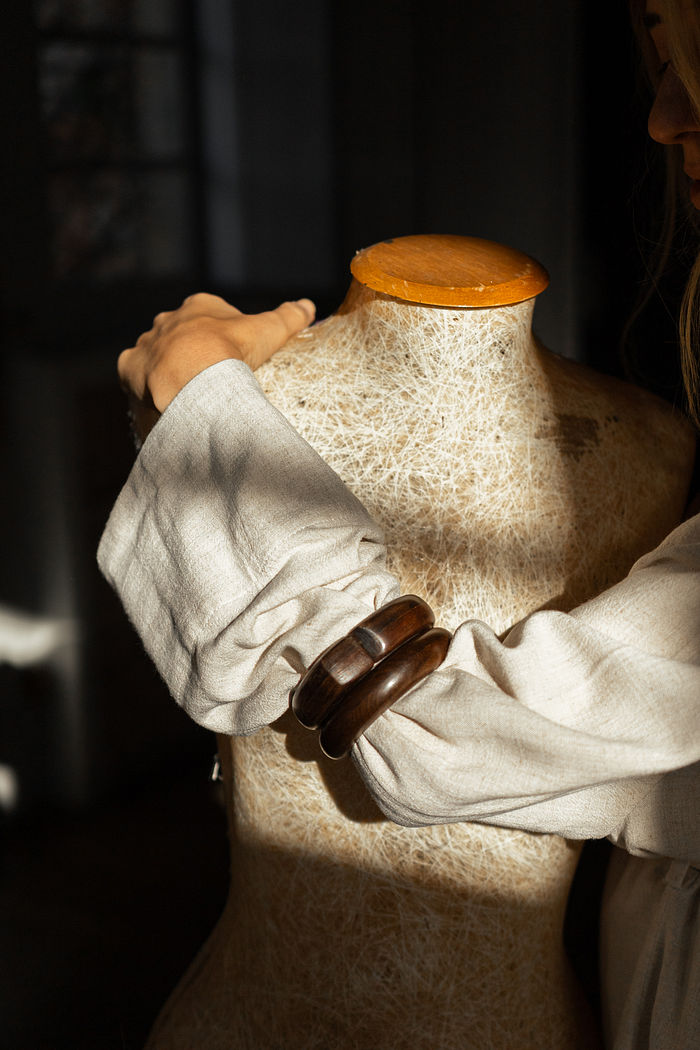 Pulseira de madeira Ouroborus