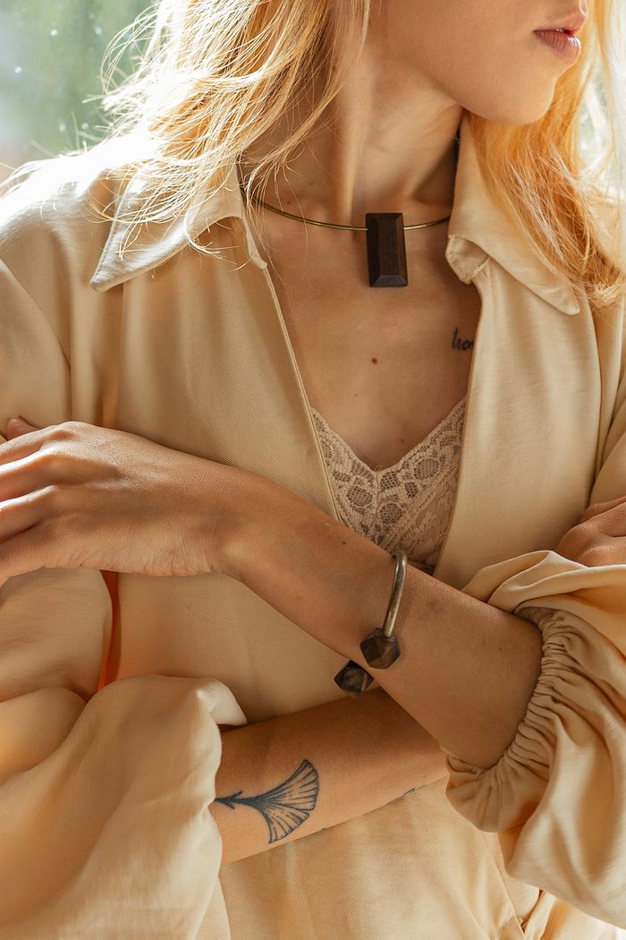 Conjunto Choker e Pulseira Atitude