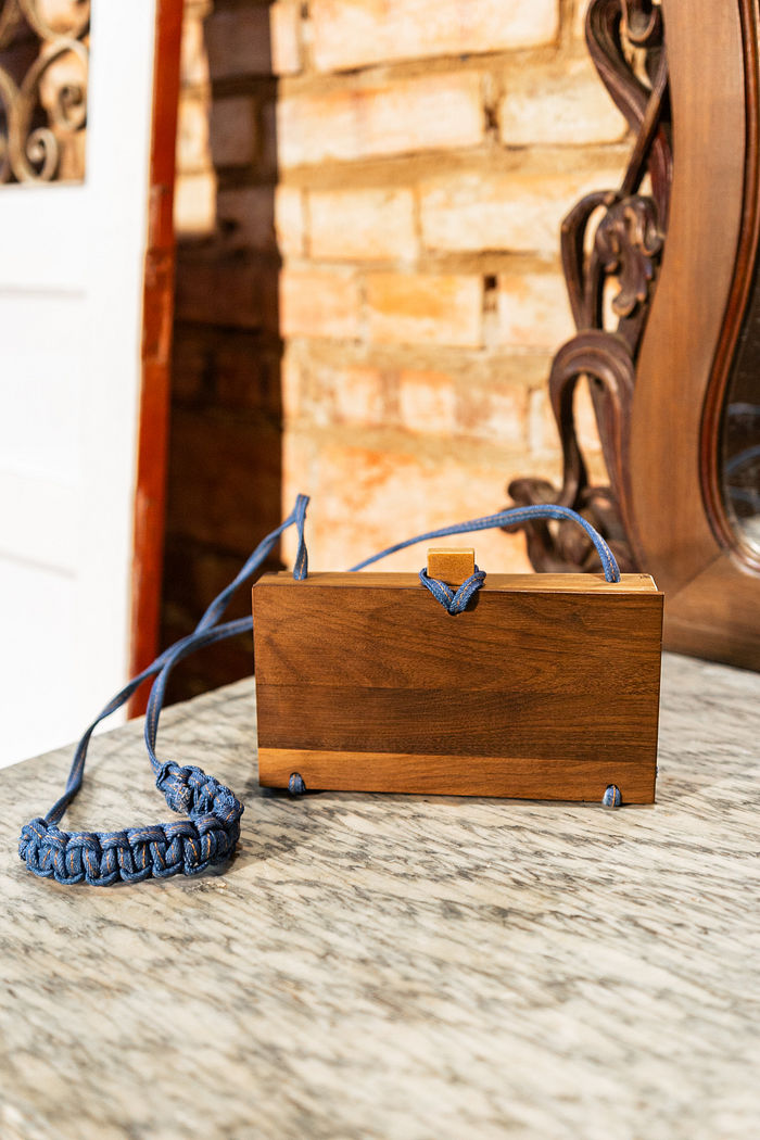 Bolsa de madeira Ternura - horizontal