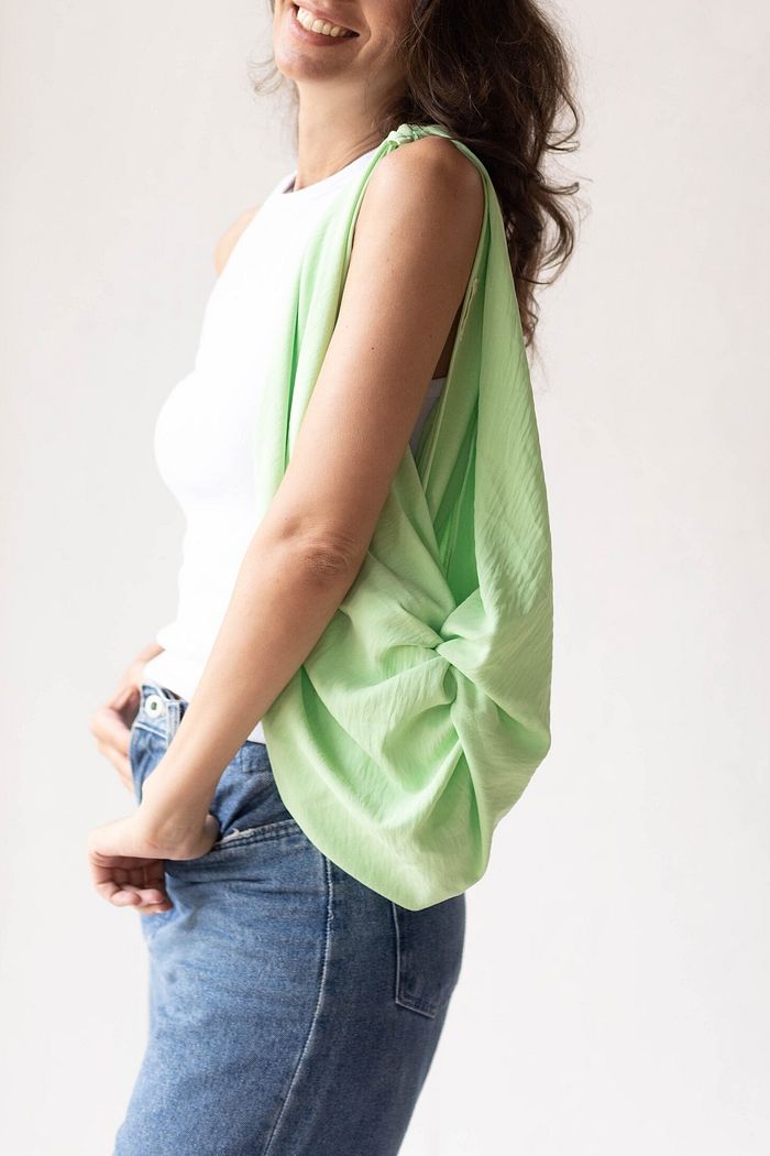 Bolsa Furoshiki Verde Menta