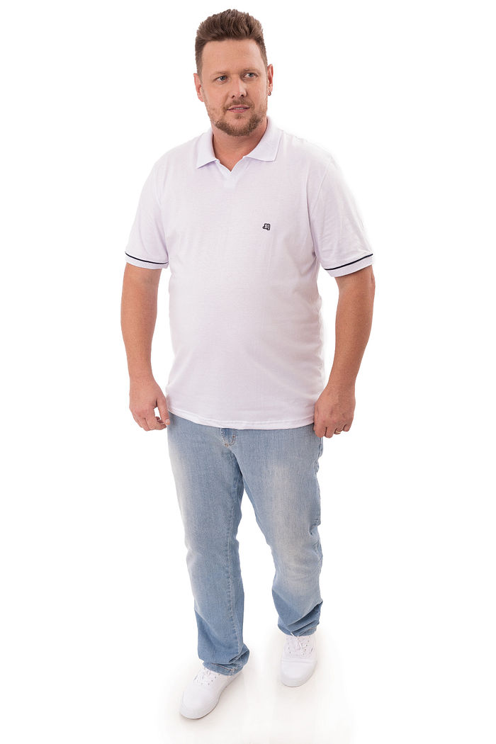 Polo Plus Size Retilíneas