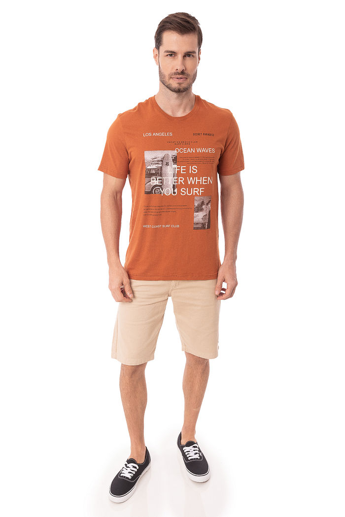 Camiseta Masculina Ocean Waves