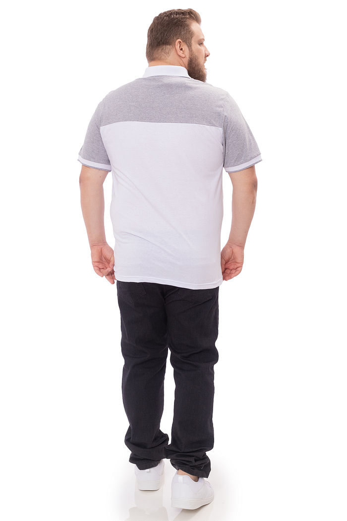 Polo Plus Size Listras