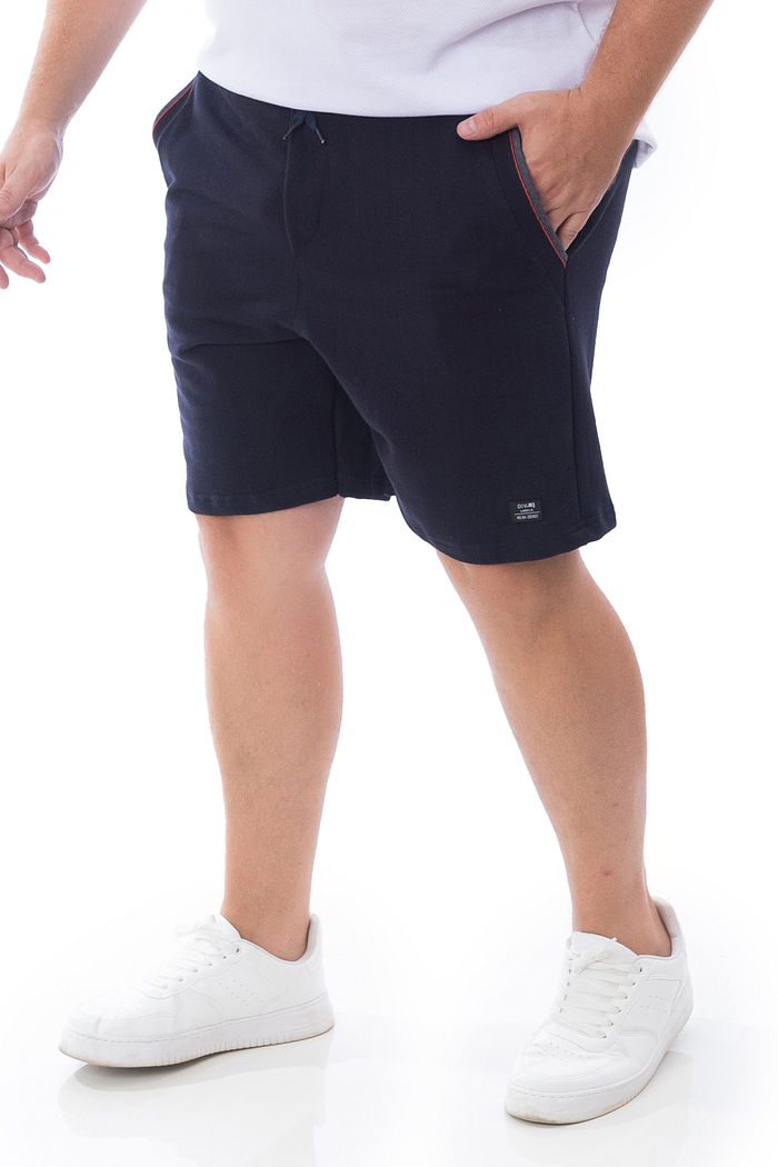 Bermuda masculina em Moletom Plus Size