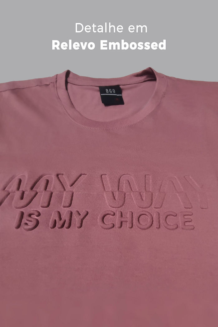 Camiseta Masculina My Way