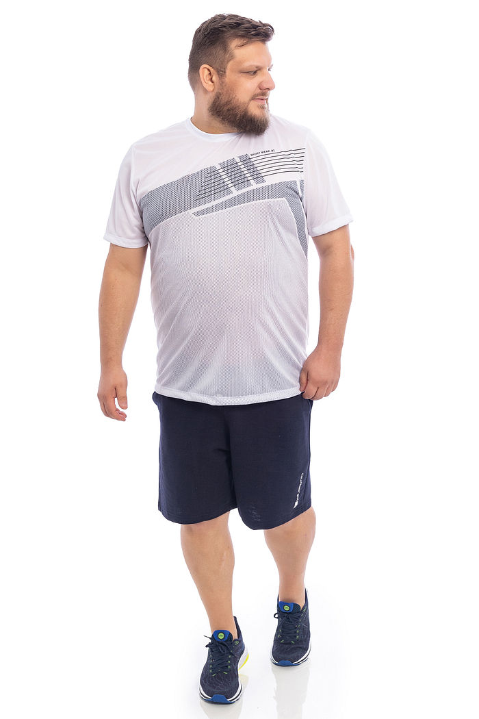 Camiseta Fitness Plus Size Impacto