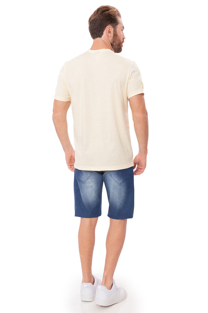 Camiseta Masculina com Bolso