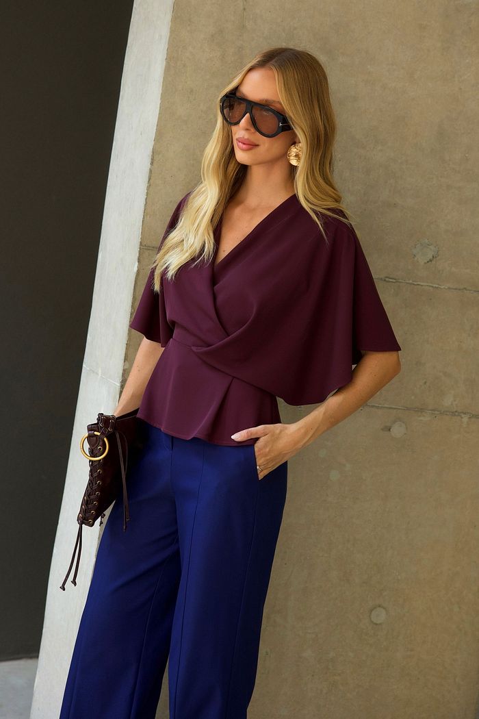 Blusa Decote V Alfaiataria - Unique Chic