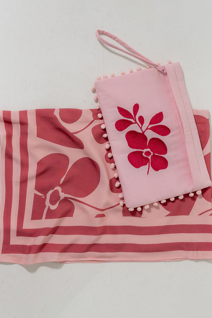 Kit Canga Estampada + Necessaire - Unique Chic