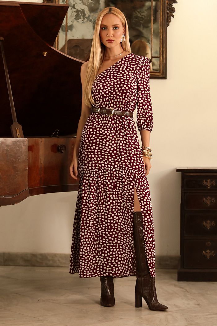 Vestido Longo Max Poá Orgânico - Donna Ritz