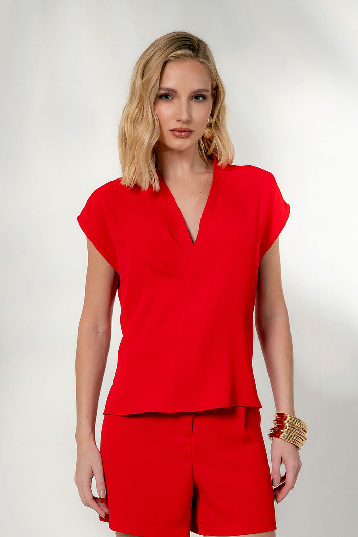 Blusa Tamara Alfaiataria Drapeado - Unique Chic