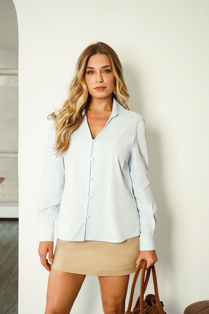 Camisa Tricoline Revel - Donna Ritz