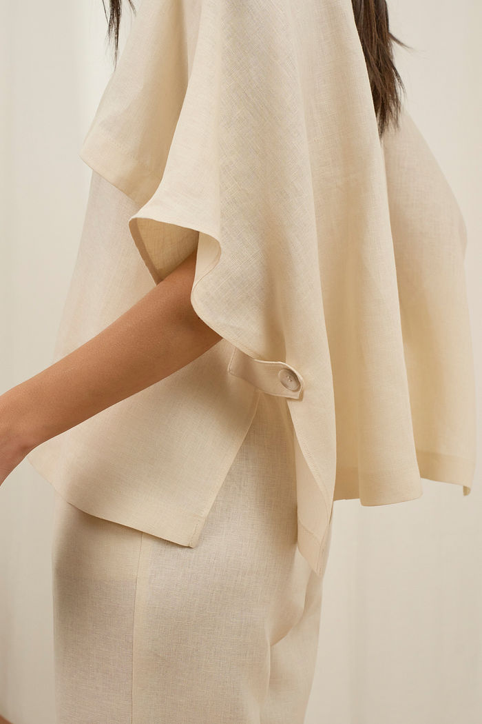 Camisa Olívia Linho 100% - Unique Chic