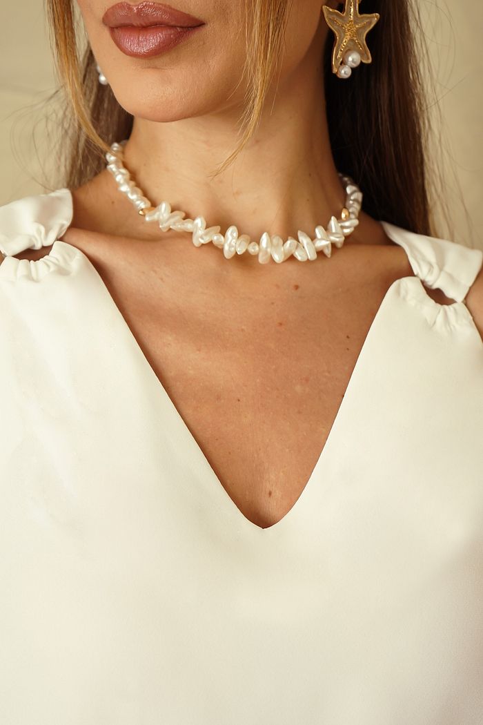 Regata Argola Vazado Na Alça - Donna Ritz