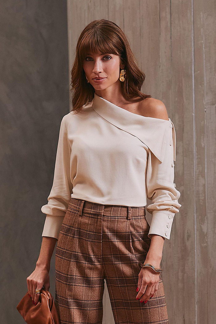Blusa Assimétrica Viscose - Unique Chic