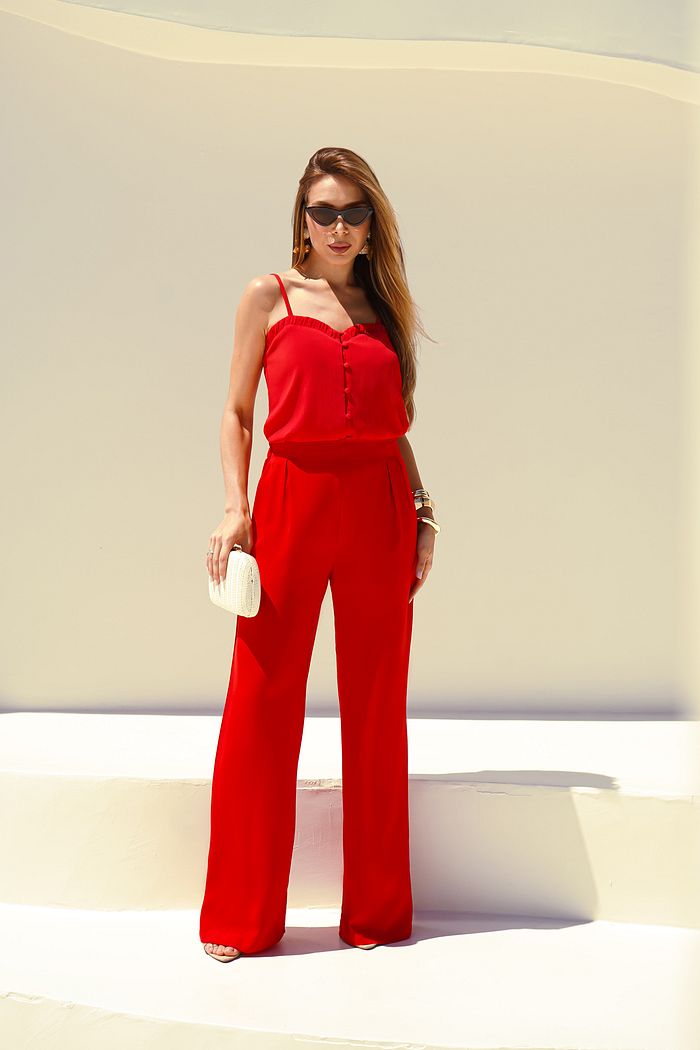 Regata Alça Yoryu Franzido Botões - Donna Ritz