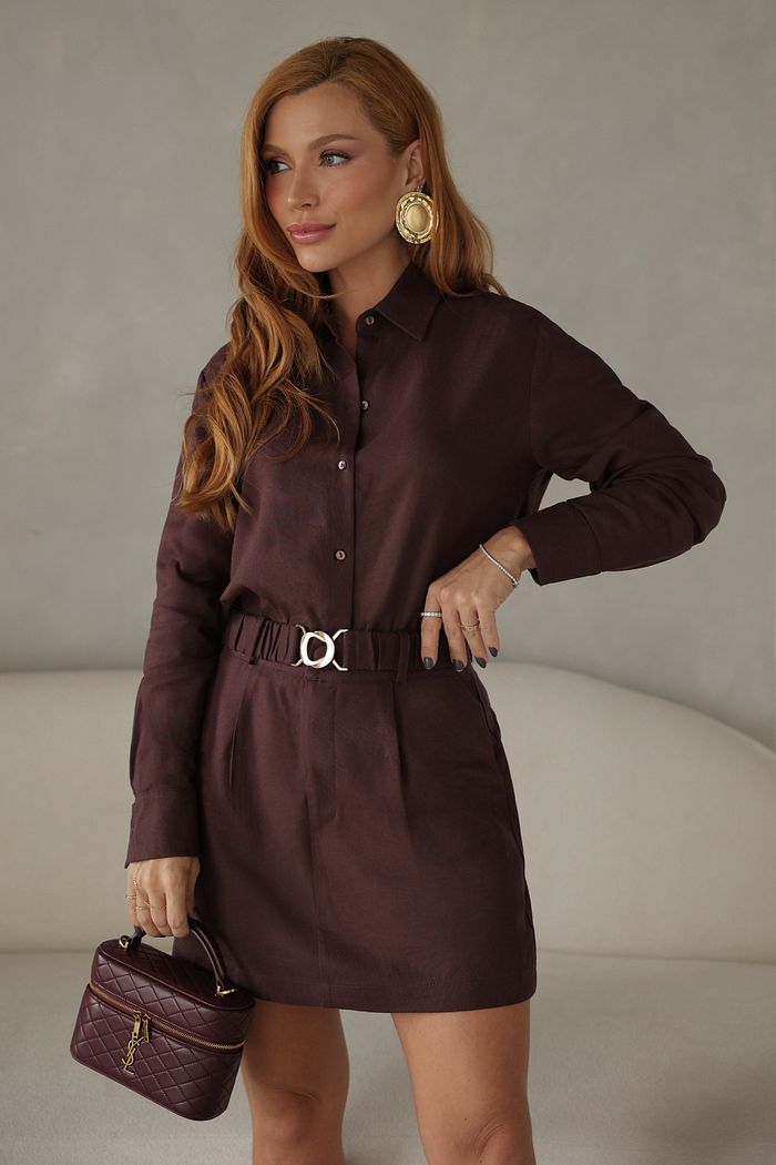 Camisa Viscolinho Botão - Milalai